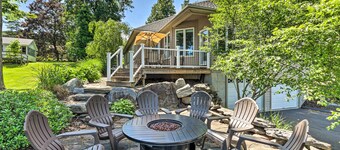 Walk to Lake: Middlefield Home w/ Fire Pit