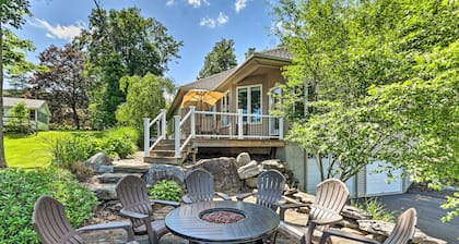 Walk to Lake: Middlefield Home w/ Fire Pit