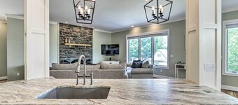 Walk to Lake: Middlefield Home w/ Fire Pit