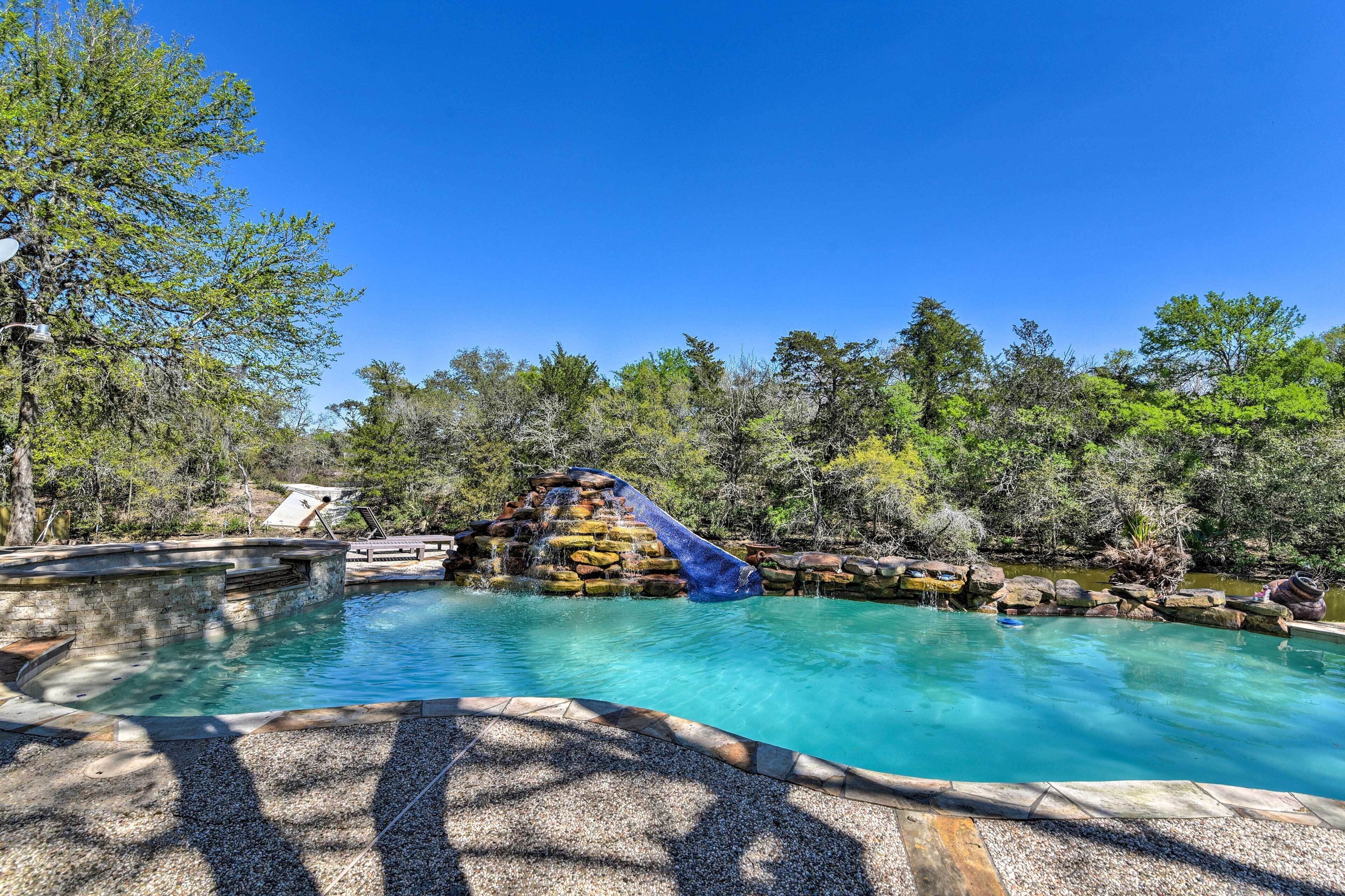 Hitchcock Vacation Rental w/ Pool & Hot Tub!