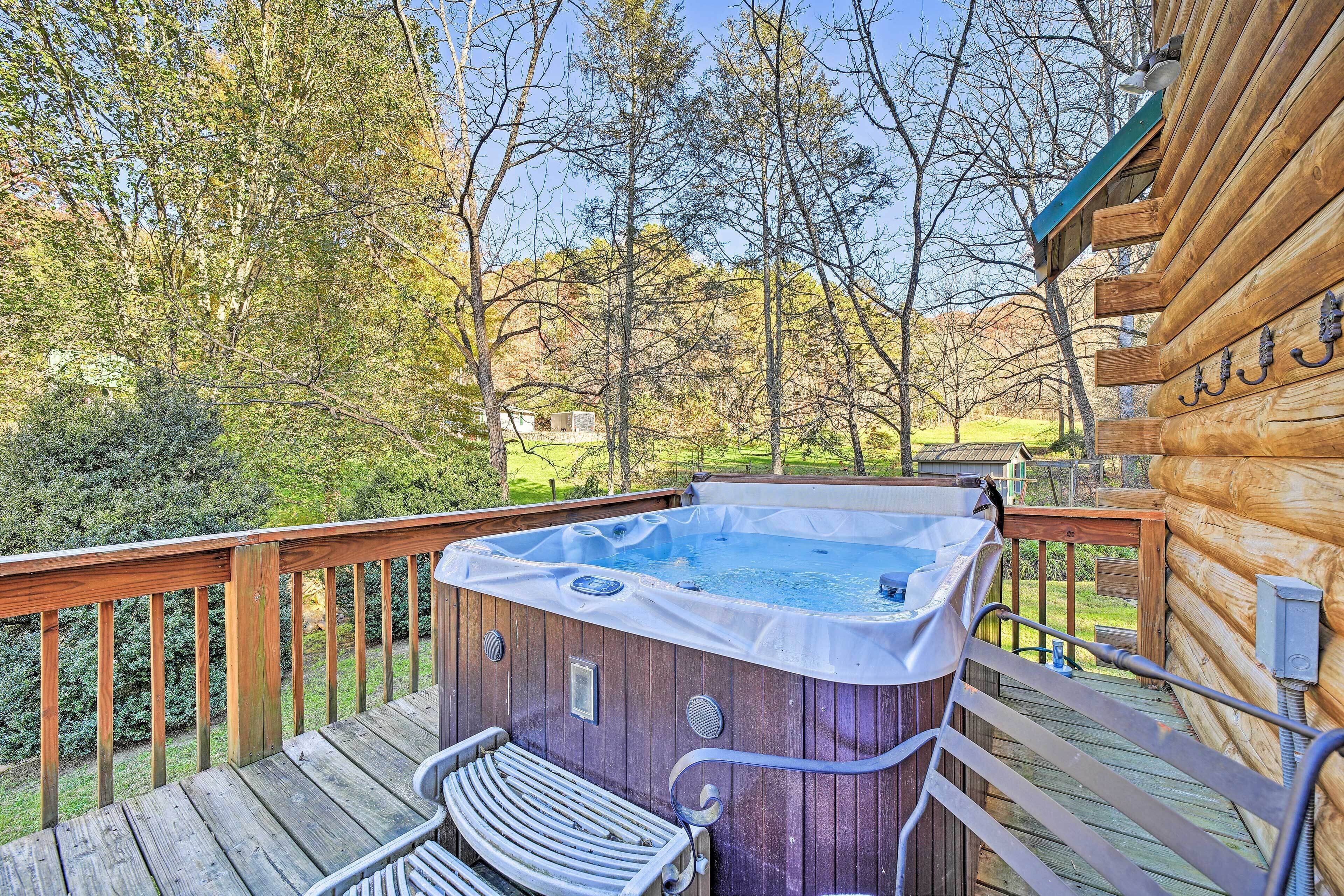 Scenic Creekside Retreat w/ Private Fire Pit!