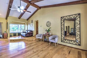 House (5 Bedrooms) | Interior - Walk to Golf Course: Home w/ Deck in Ruidoso! (Ruidoso)