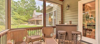 Townville Lakefront Cottage w/ Private Dock!
