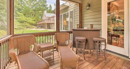 Townville Lakefront Cottage w/ Private Dock!