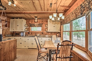 House (2 Bedrooms) | Interior - Baldwin Cabin w/ Private Beach on Little Lake! (Baldwin)