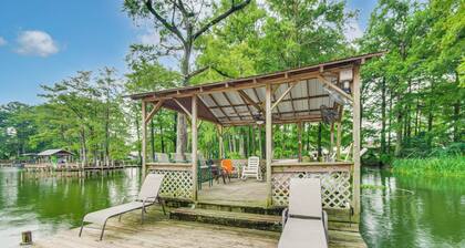 Ferriday Lakehouse w/ Private Dock, Deck, & Yard!