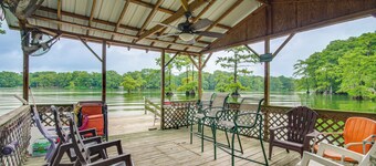 Ferriday Lakehouse w/ Private Dock, Deck, & Yard!