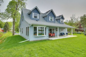 Front of property - Stunning Waterville Home on Tetonka Lake! (Waterville)