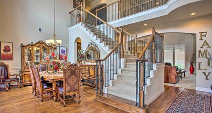 4 Mi to Grapevine Lake: Texas Home w/ Media Room