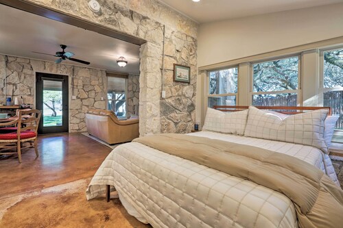 Blanco Riverfront Historic Home, 3 Mi to Downtown!