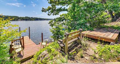 Quiet Cabin on Glen Lake w/ Boat Dock & Deck!