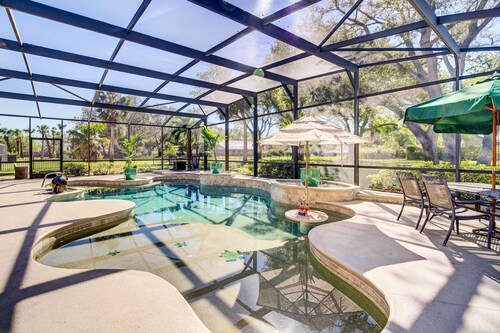 Spacious Merritt Island Home: Private Pool & Dock!