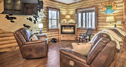 Dock + Boat Slip: Stylish Cabin on Leesville Lake