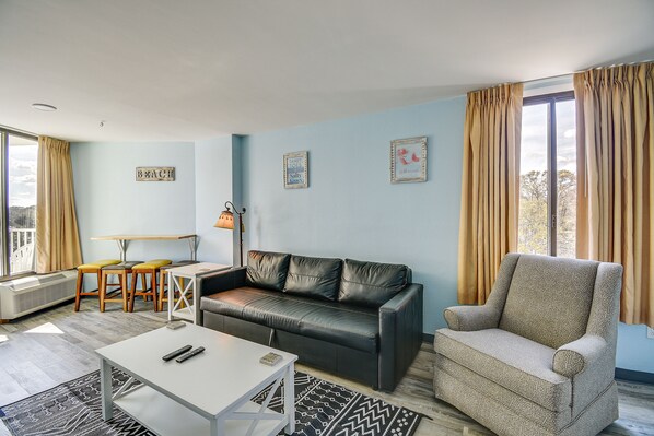 Apartment (1 Bedroom) | Living area