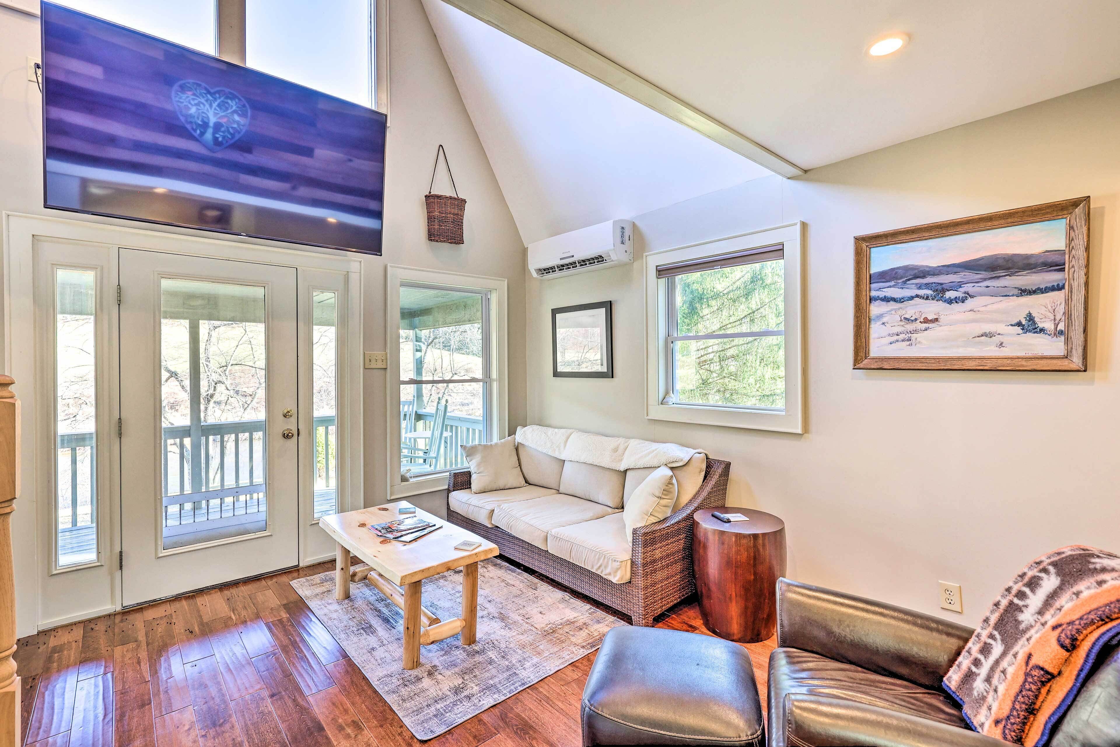 Charming Riverfront Cabin w/ Yard & Porch!