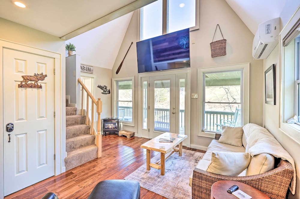Charming Riverfront Cabin w/ Yard & Porch!