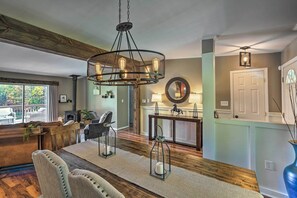 House (3 Bedrooms) | Interior - Game Room & Spacious Yard: 10-acre Catskills Home! (East Durham)