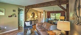 Game Room & Spacious Yard: 10-acre Catskills Home!