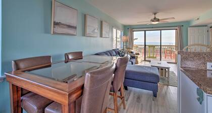 Walk to Shore! Ocean-view Condo in Carolina Beach
