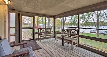 Lakefront New Auburn Apartment w/ Shared Dock