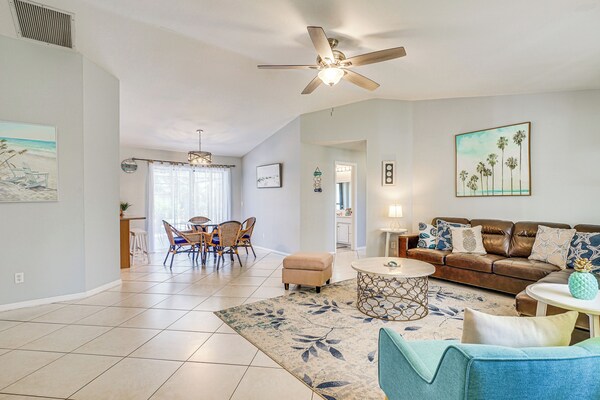 Screened Porch & Heated Pool: Cape Coral Home - Sanibel Island, FL