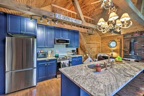 House (2 Bedrooms) | Interior - Secluded Cresco Cabin w/ Deck + Forest Views! (Cresco)