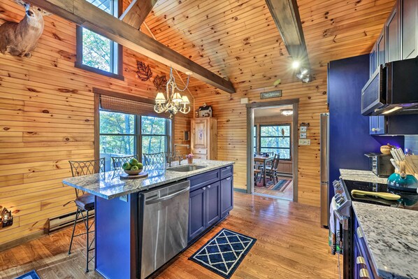 House (2 Bedrooms) | Interior - Secluded Cresco Cabin w/ Deck + Forest Views! (Cresco)