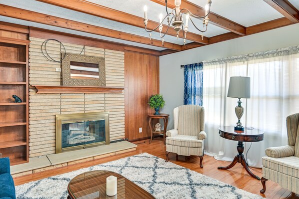 Fireplace - Downtown Paintsville Vacation Rental! (Paintsville)