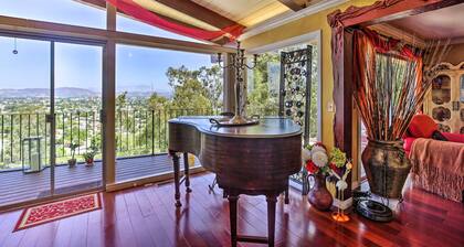 Colorful El Cajon Gem: Deck, Garden & Valley Views