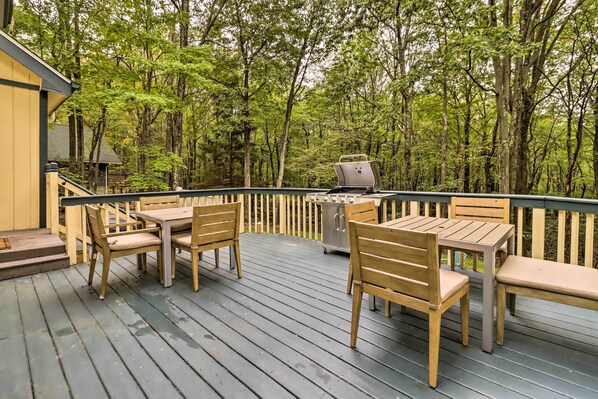 House (4 Bedrooms) | Interior - Hot Tub + Game Room: Peaceful Poconos Home! (Lake Harmony)