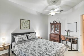 4 habitaciones, tabla de planchar con plancha y cunas gratuitas