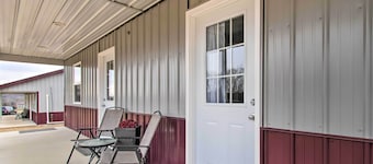 Updated Missouri Cabin Rental on Large Farm