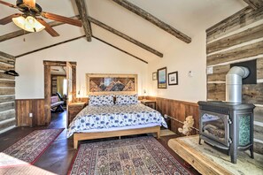 House (2 Bedrooms) | Interior - Hundred-year-old Shell Valley Settlers Cabin! (Shell)