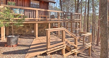 Scenic Greers Ferry Cabin w/ Deck + Fire Pit!