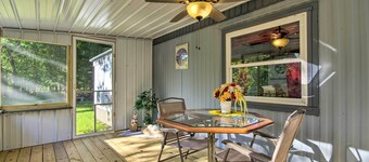 Goats On-site! Unique Creekside Escape in Ozarks