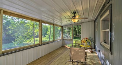 Goats On-site! Unique Creekside Escape in Ozarks