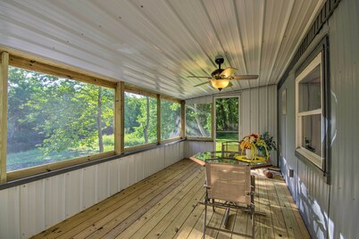 Goats On-site! Unique Creekside Escape in Ozarks