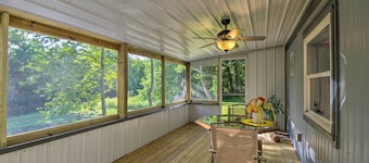 Goats On-site! Unique Creekside Escape in Ozarks