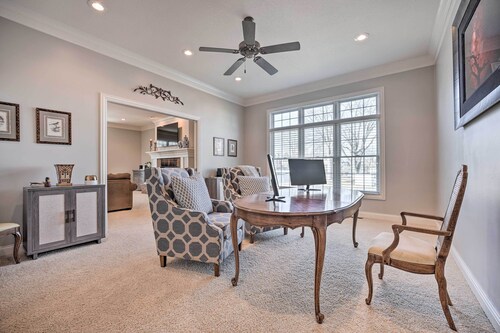 Executive Home w/ Heated Pool on Lake Wawasee