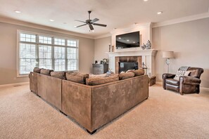 House (5 Bedrooms) | Interior - Executive Home w/ Heated Pool on Lake Wawasee (Syracuse)
