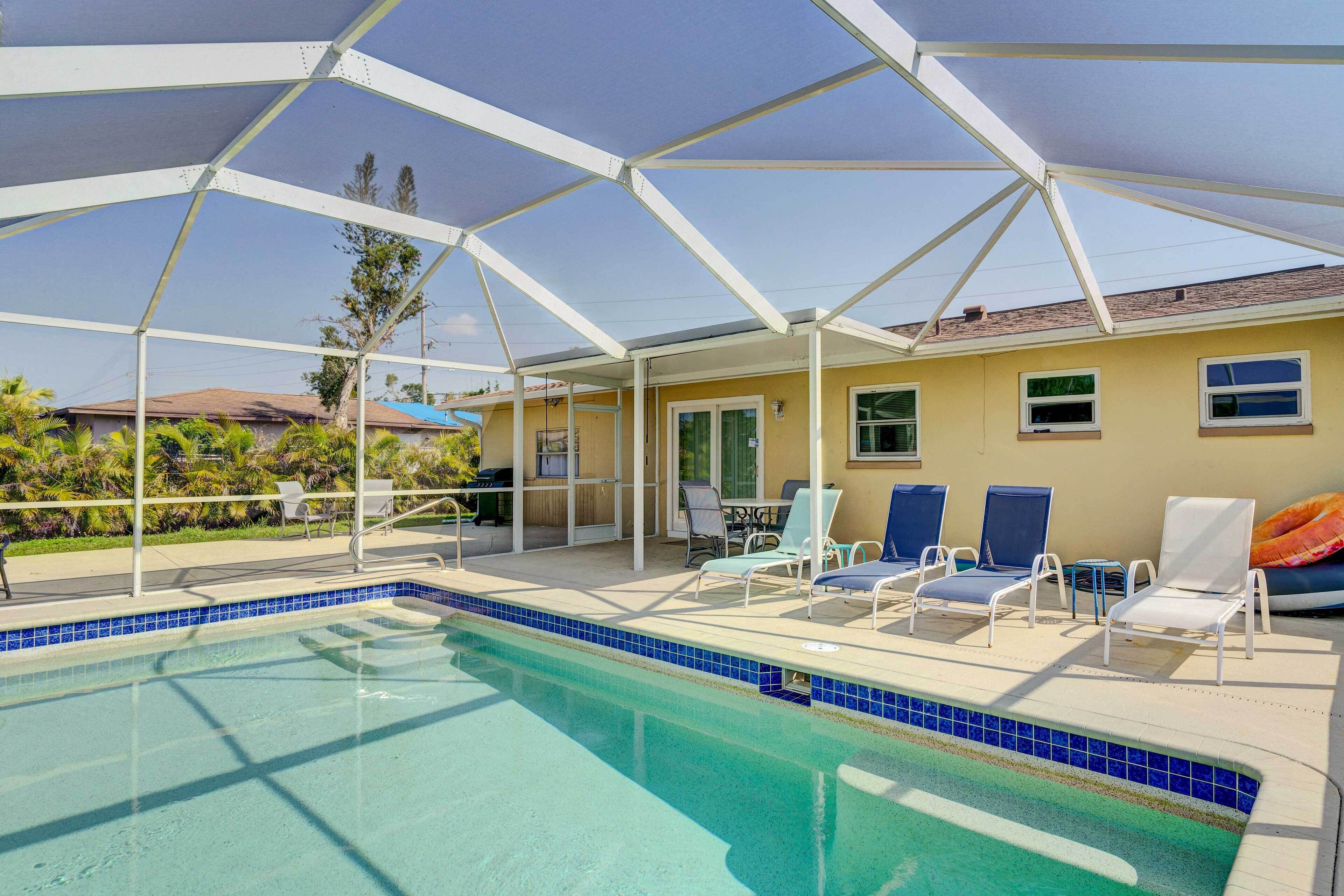 Waterfront Cape Coral Home w/ Private Pool!