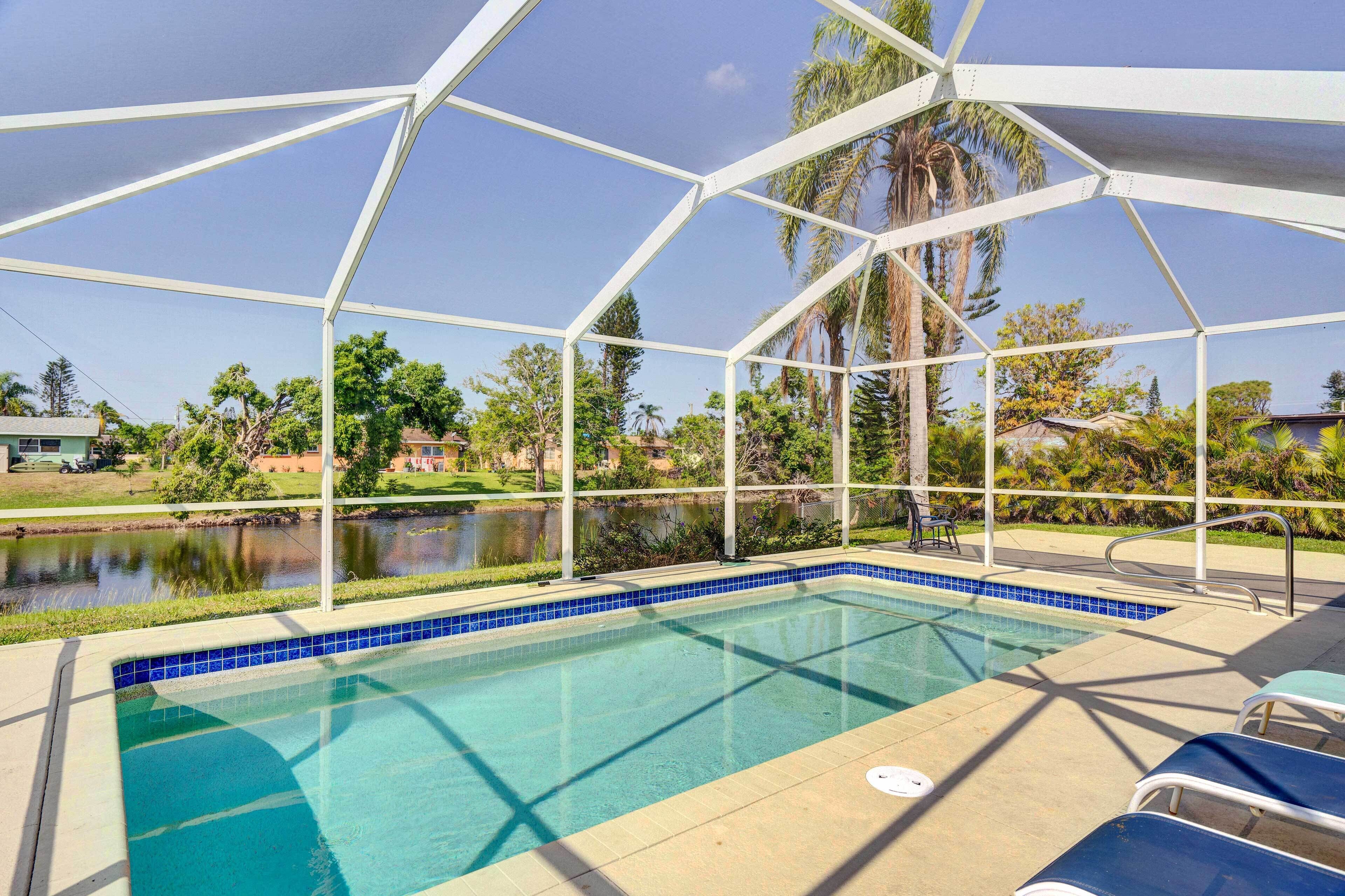 Waterfront Cape Coral Home w/ Private Pool!