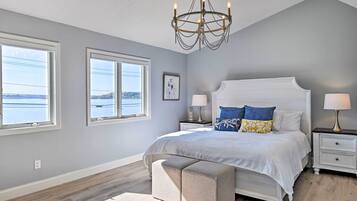 Apartemen (3 Bedrooms) | 3 kamar tidur, ruang kerja ramah laptop, dan seprai linen