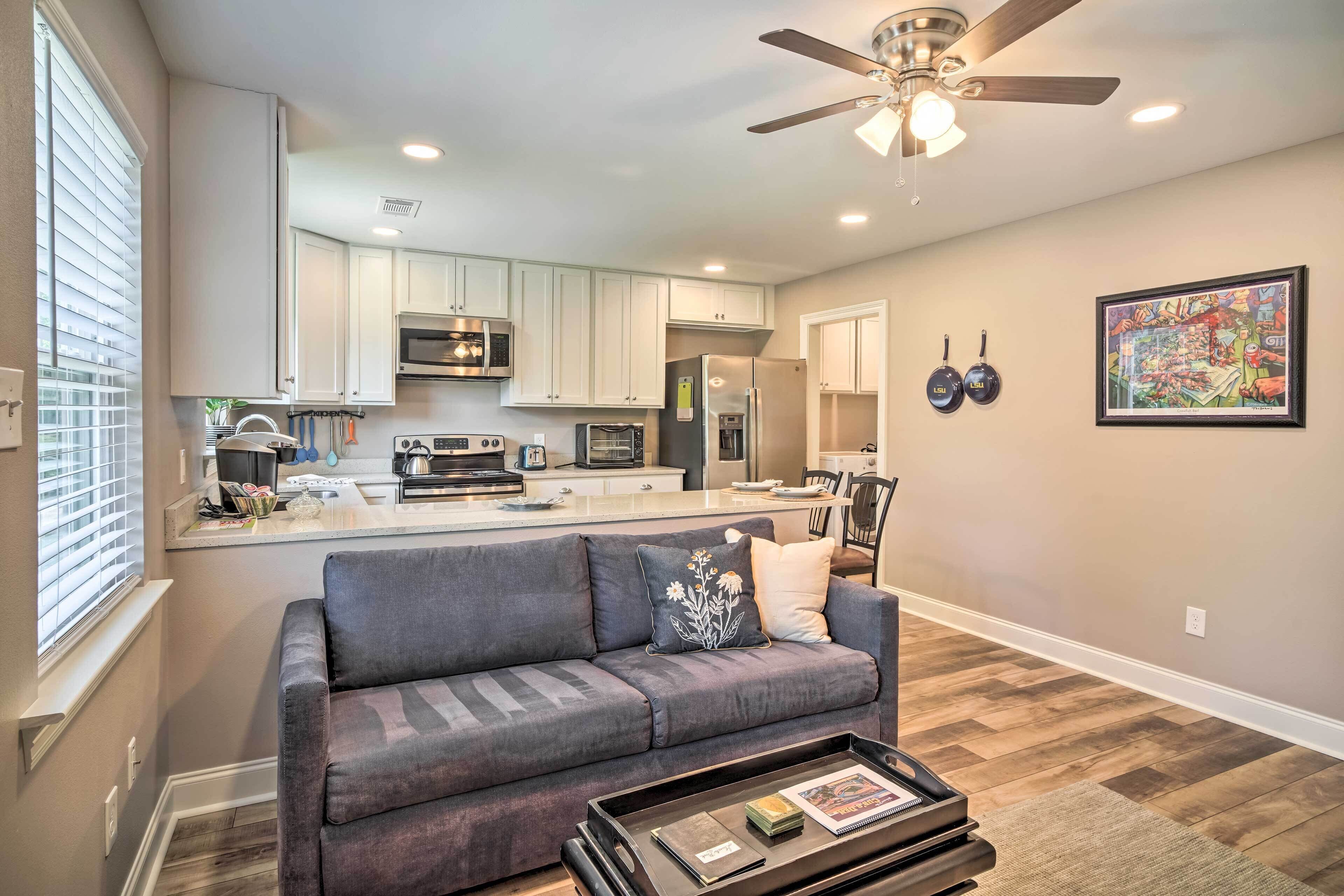 Sleek Baton Rouge Home Near LSU & Downtown!