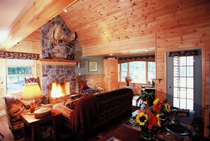 House (3 Bedrooms) | Interior - Upscale Fryeburg Cabin: Hot Tub + Billiards Table! (Fryeburg)