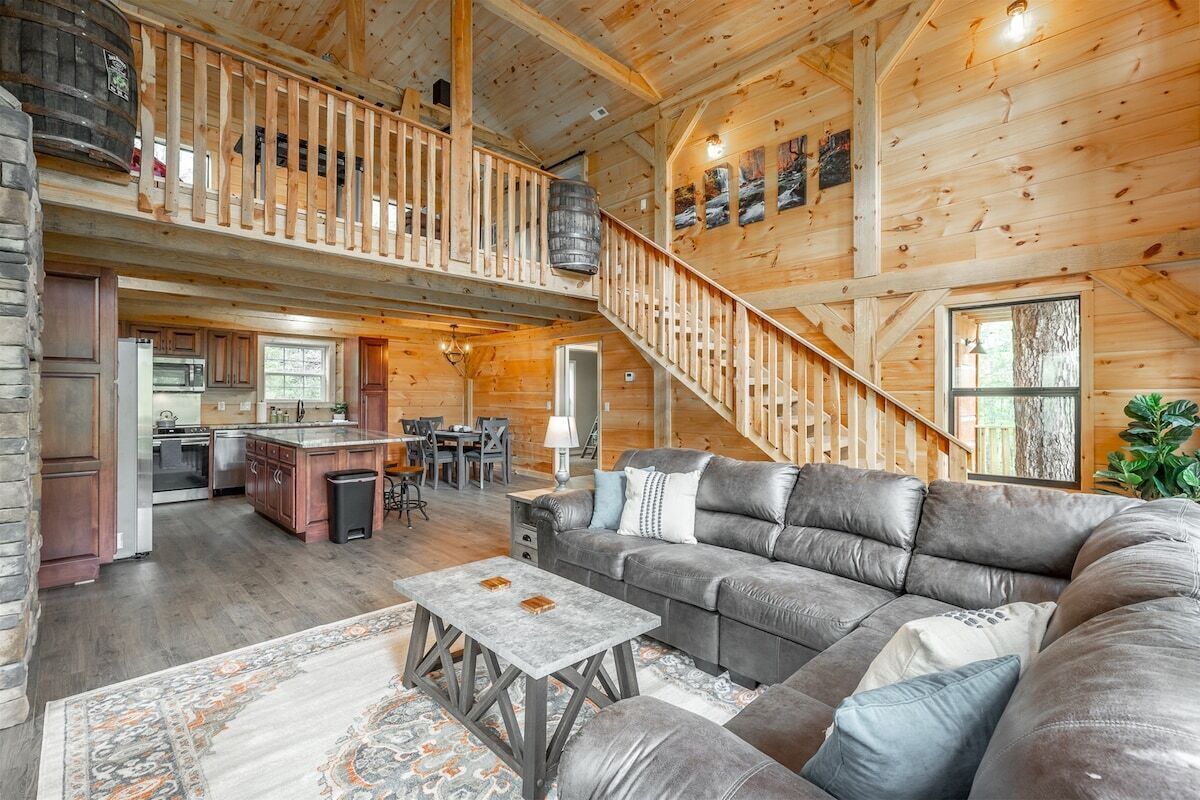 Smart TV, fireplace, video games