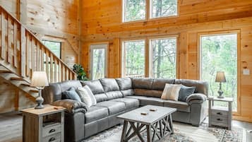 Smart TV, fireplace, video games