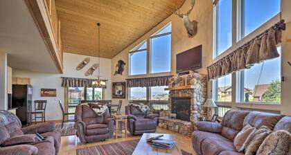 Deck, Bar & Mtn Views: Grand Granby Retreat!