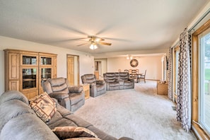 House (2 Bedrooms) | Interior - Kayaks & Boat Dock: Waterfront Home in Grove (Grove)