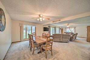 House (2 Bedrooms) | Interior - Kayaks & Boat Dock: Waterfront Home in Grove (Grove)